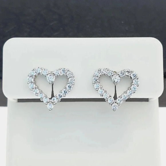 "925 sterling silver luxury CZ earrings for women/girls, Best for gift, RJUS2239 - Picture 7 of 11